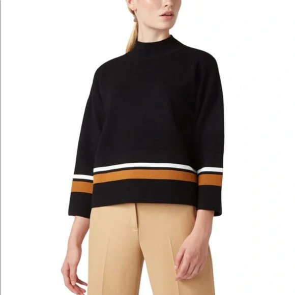 hobbs Sweaters - Hobbs London Womens Annie Sweater Sz S Black Vicuña Color NWT